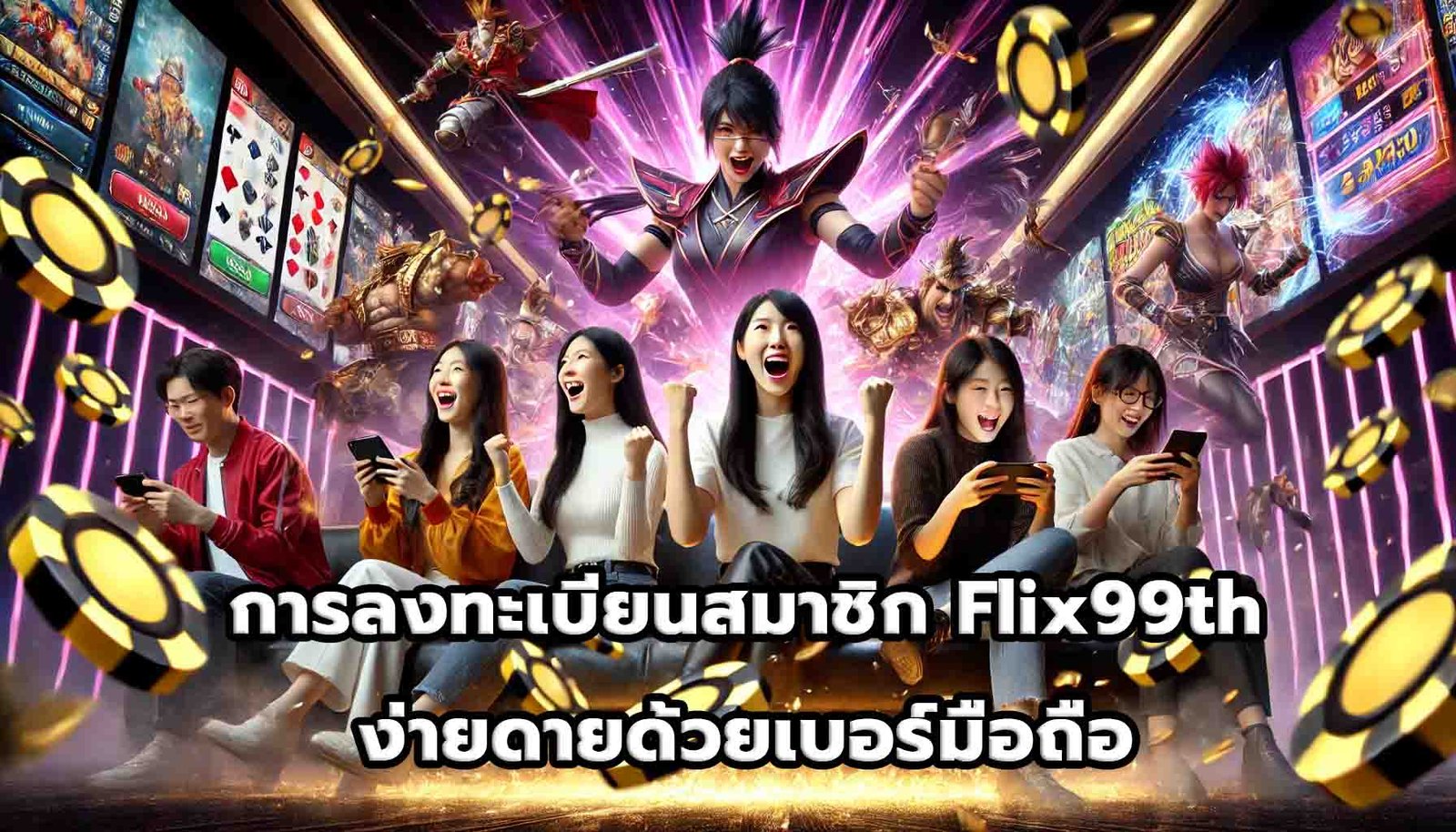 การลงทะเบียนสมาชิก Flix99th ง่ายดายด้วยเบอร์มือถือ-13